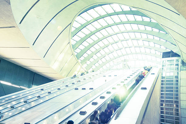istock Commuters At Canary Wharf Station 465504195