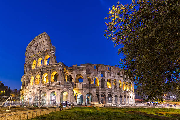 istock Colosseum at night in Rome, Italy 465505146