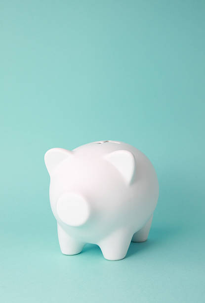 istock Classic white Piggy Bank 465506541
