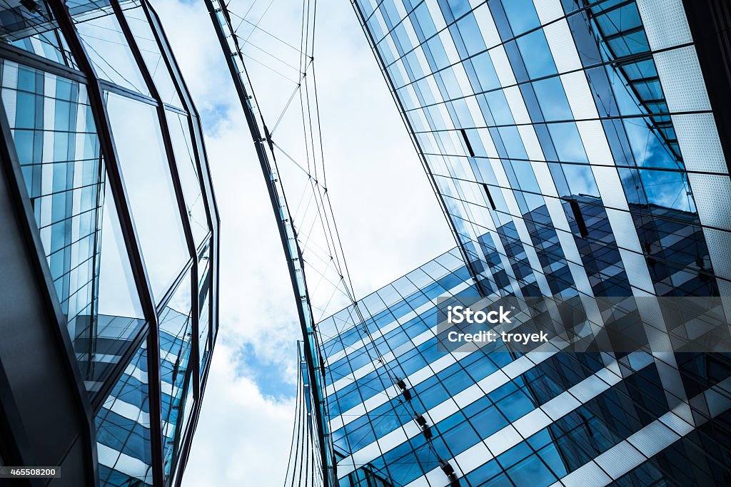 Modern architecture building Abstract shapes from a modern architecture building 2015 Stock Photo