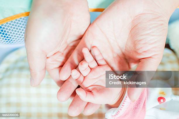 Mãe Segurando Bebê De Mão - Fotografias de stock e mais imagens de 0-11 Meses - 0-11 Meses, Adulto, Amor
