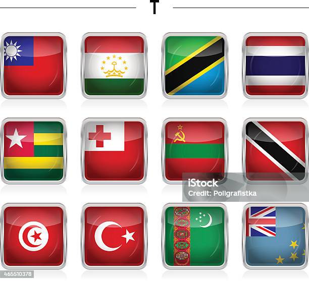 Flags Icon T Stock Illustration - Download Image Now - 2015, Cut Out, Flag