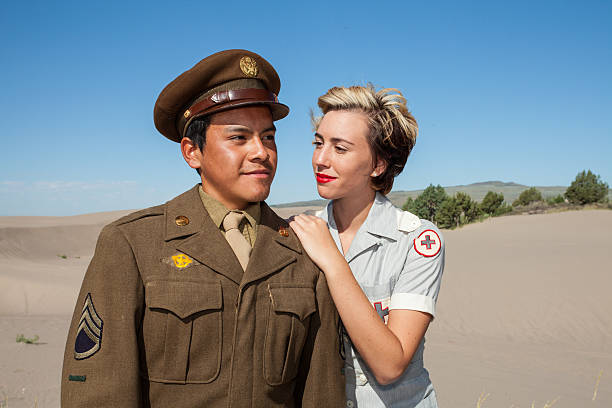 istock Nurse and Soldier WWII 465510547