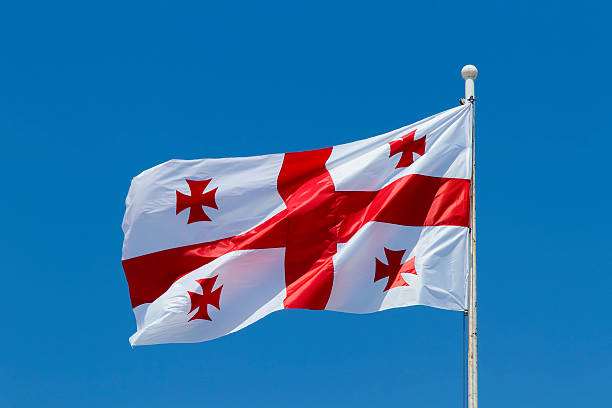 istock Flag of Georgia 465514317