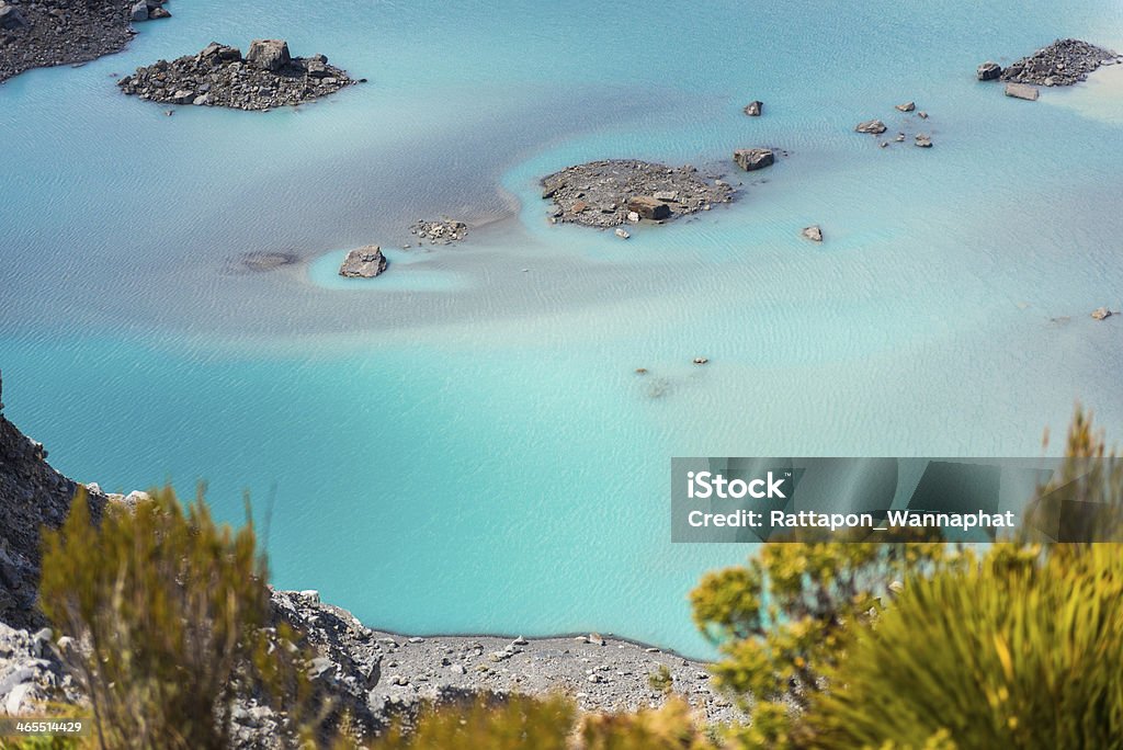 Emerald Lake, Mount Cook National Park, Neuseeland - Lizenzfrei Aktiver Vulkan Stock-Foto
