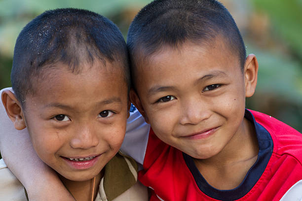istock Two little friends hugging each other 465516033