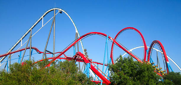 Roller Coaster.port aventura stock photo