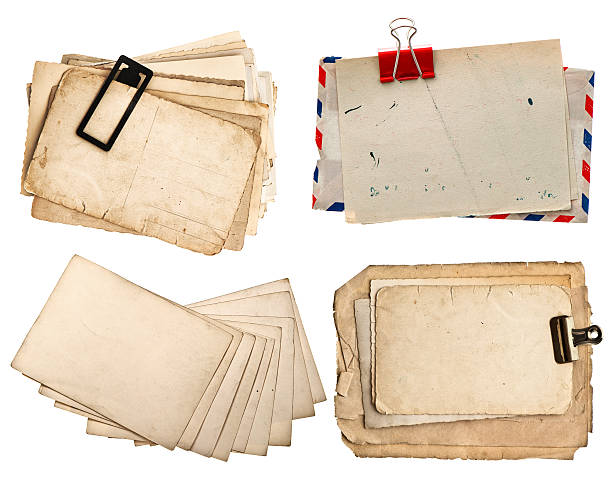istock vintage letters and postcards isolated on white 465520353