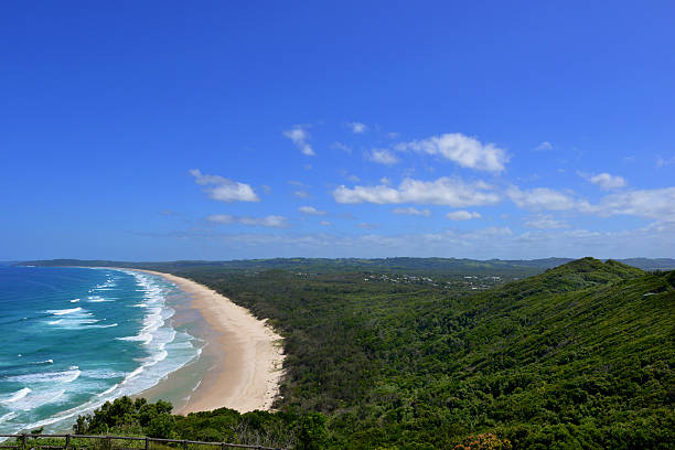 istock High angle view of Tallow Beach, Byron Bay 465521400