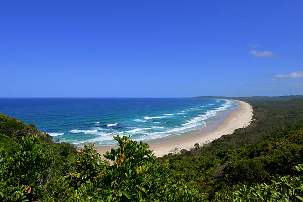 istock High angle view of Tallow Beach, Byron Bay 465521408