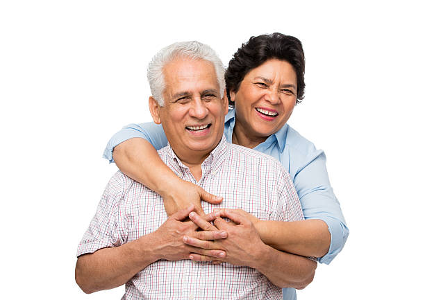 istock Happy senior couple 465524620