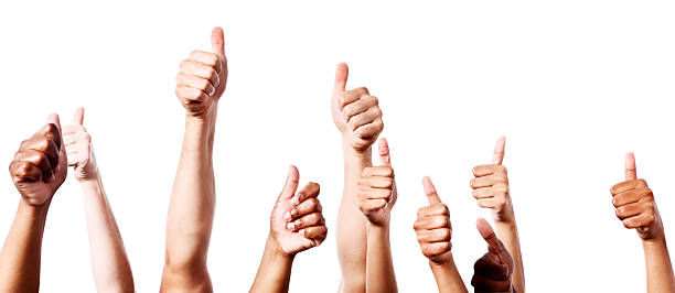 istock Many hands agree, approve, and support with thumbs-up signals 465524835