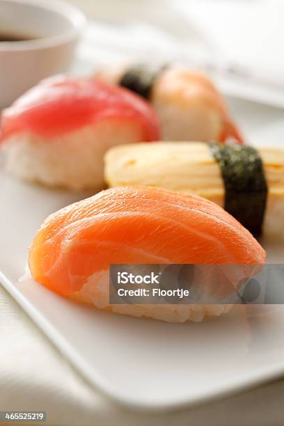 Sushi Immagini Varietà - Fotografie stock e altre immagini di Cibo - Cibo, Sushi, Asia
