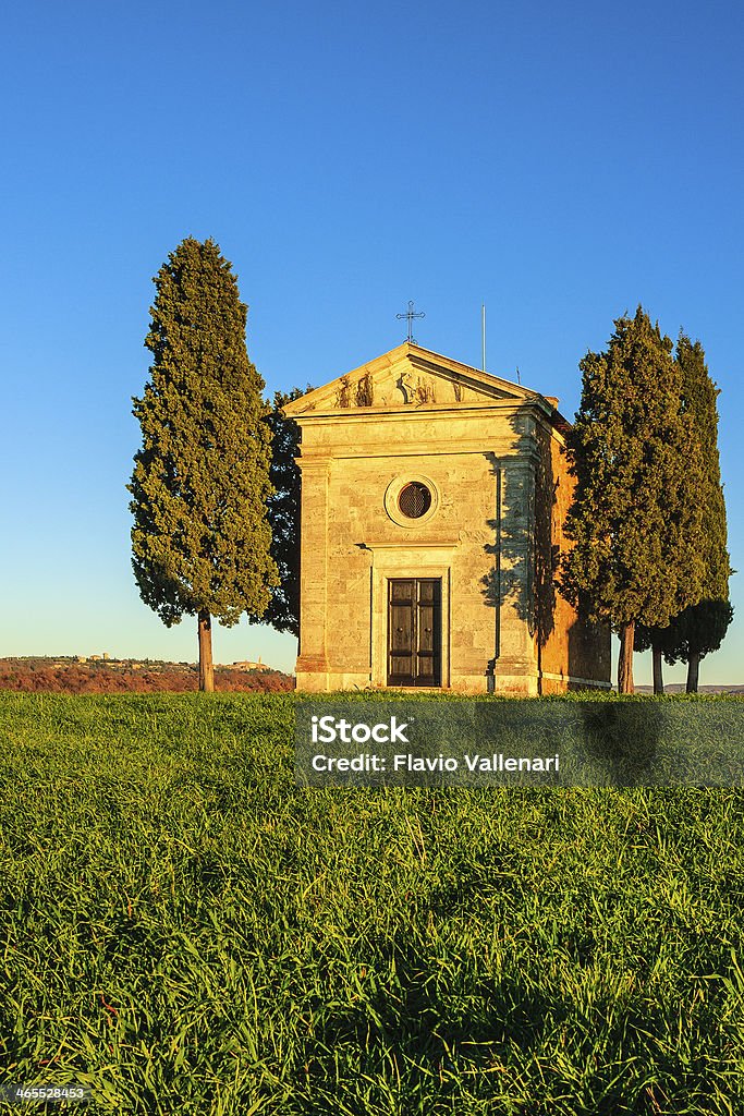 Chapel of Vitaleta, Włochy - Zbiór zdjęć royalty-free (Architektura)