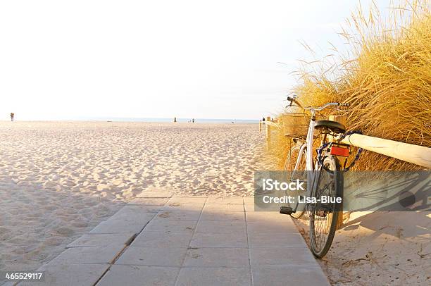 Bike At The Beach Stock Photo - Download Image Now - Netherlands, Sand Dune, Dutch Culture