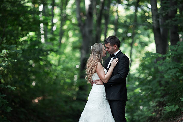 istock Beautiful wedding couple 465529584