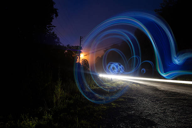 Swirly lumières - Photo
