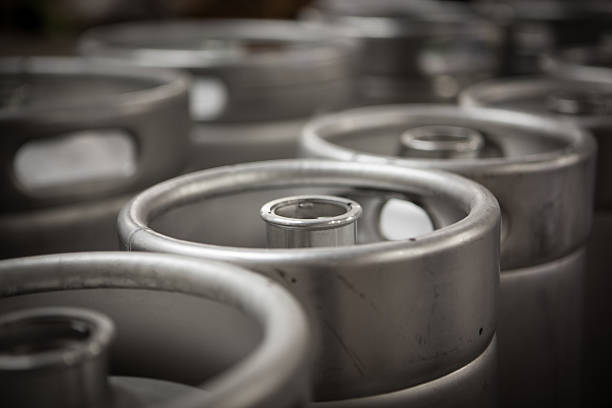 istock Kegs in a brewery waiting to be filled. 465530894