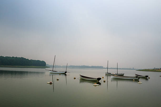 istock The boat on the lake in resort 465530954