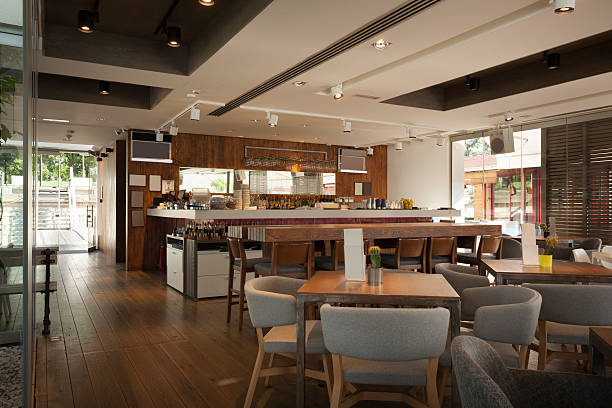 istock Interior of an elegant cafe 465531022