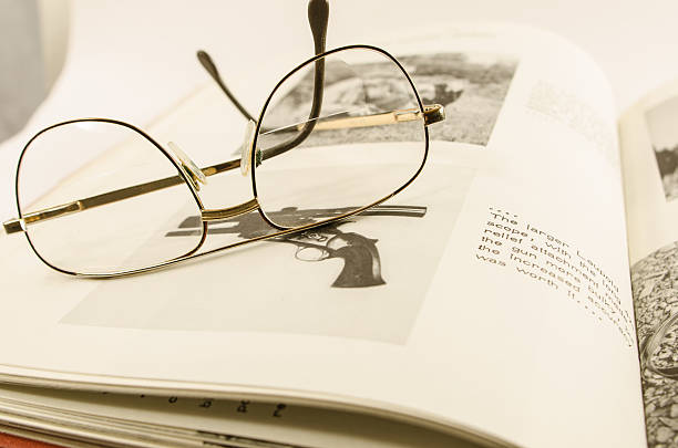 istock Handgun Book and Glasses 465531529