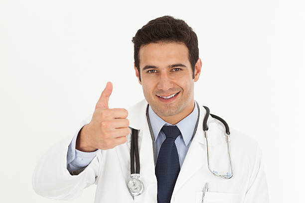istock Young Doctor with his thumbs up 465531810