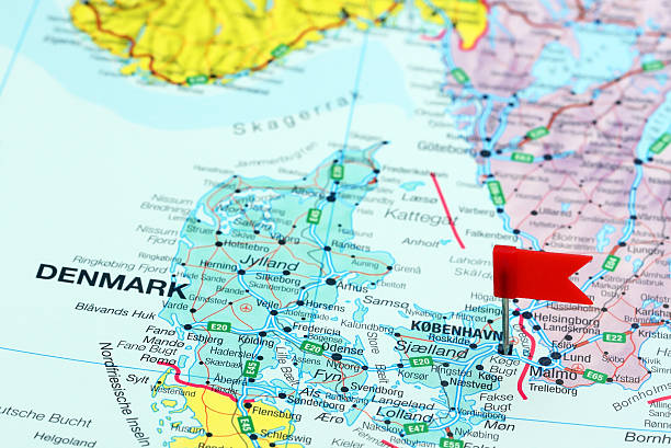 Detailed map view highlighting Hjørring Denmark.