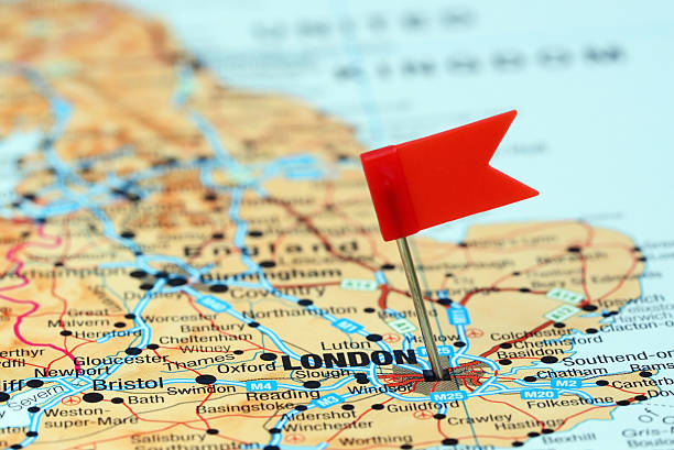 istock London pinned on a map of europe 465532554