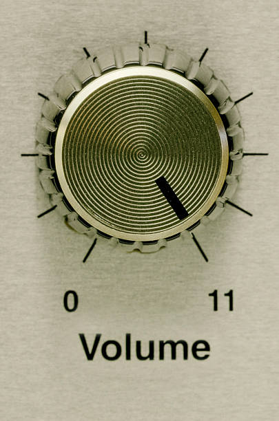 Volume to eleven Volume knob to eleven amplifier photos stock pictures, royalty-free photos & images