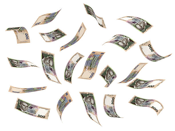 istock Flying Ukrainian Hryvnia 465532874