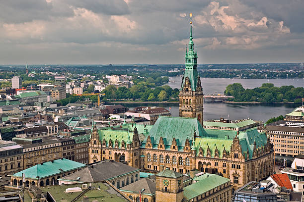 istock Hamburg town hall, Germany 465535589