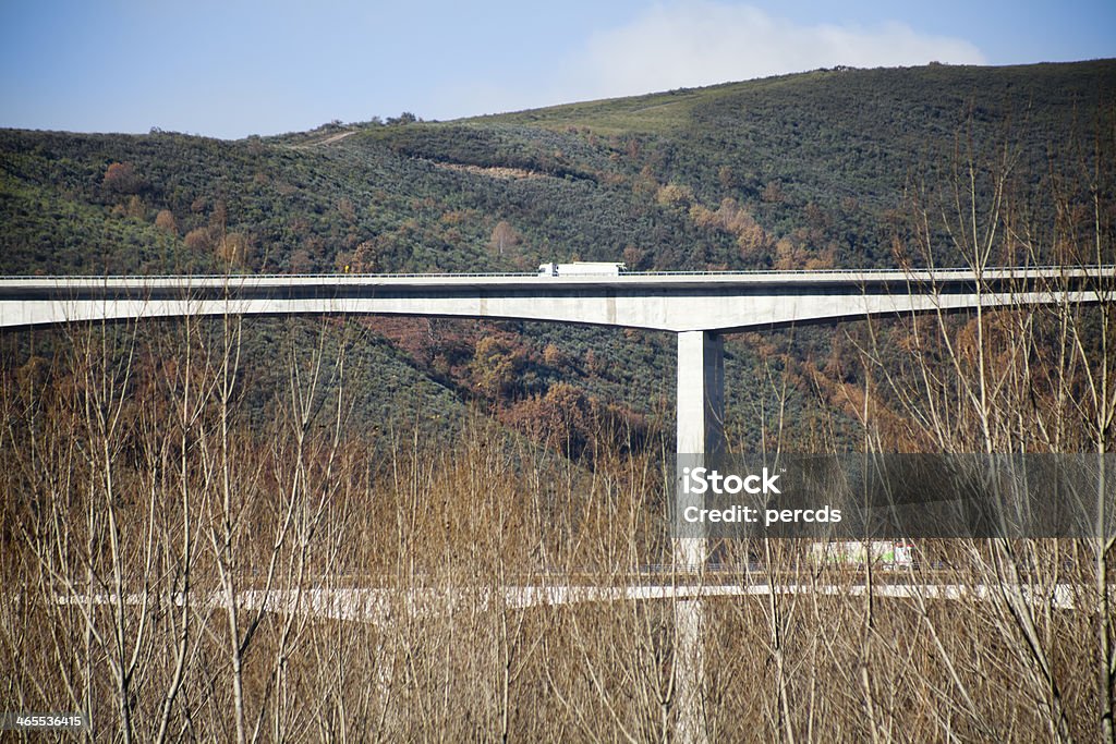 Caminhões e viaducts. - Foto de stock de Ajardinado royalty-free