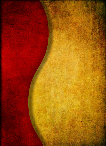 złote i czerwone curve - gold backgrounds textured textured effect stock illustrations