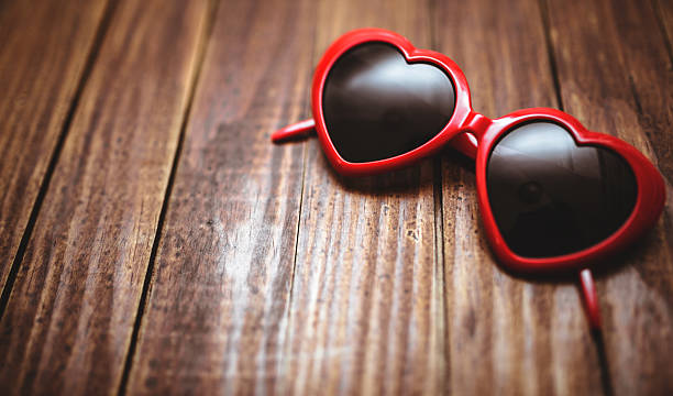 istock heart shape sunglasses for st. valentine 465538111
