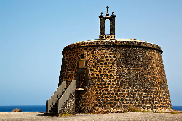 istock spain the old wall castle teguise arrecife lanzaro 465540291