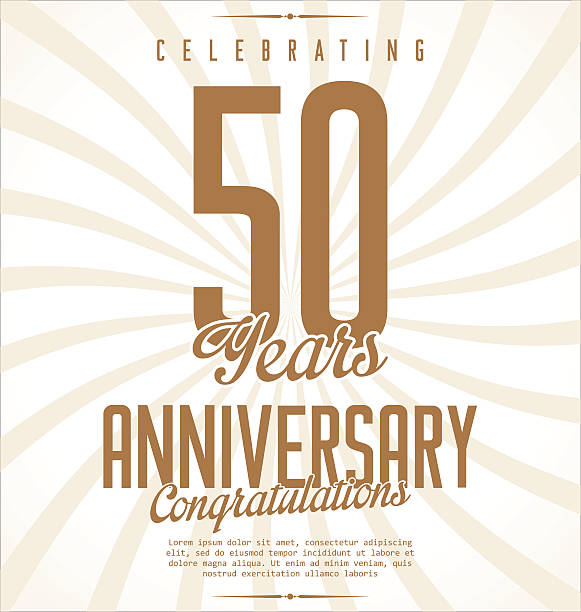 Anniversary retro background