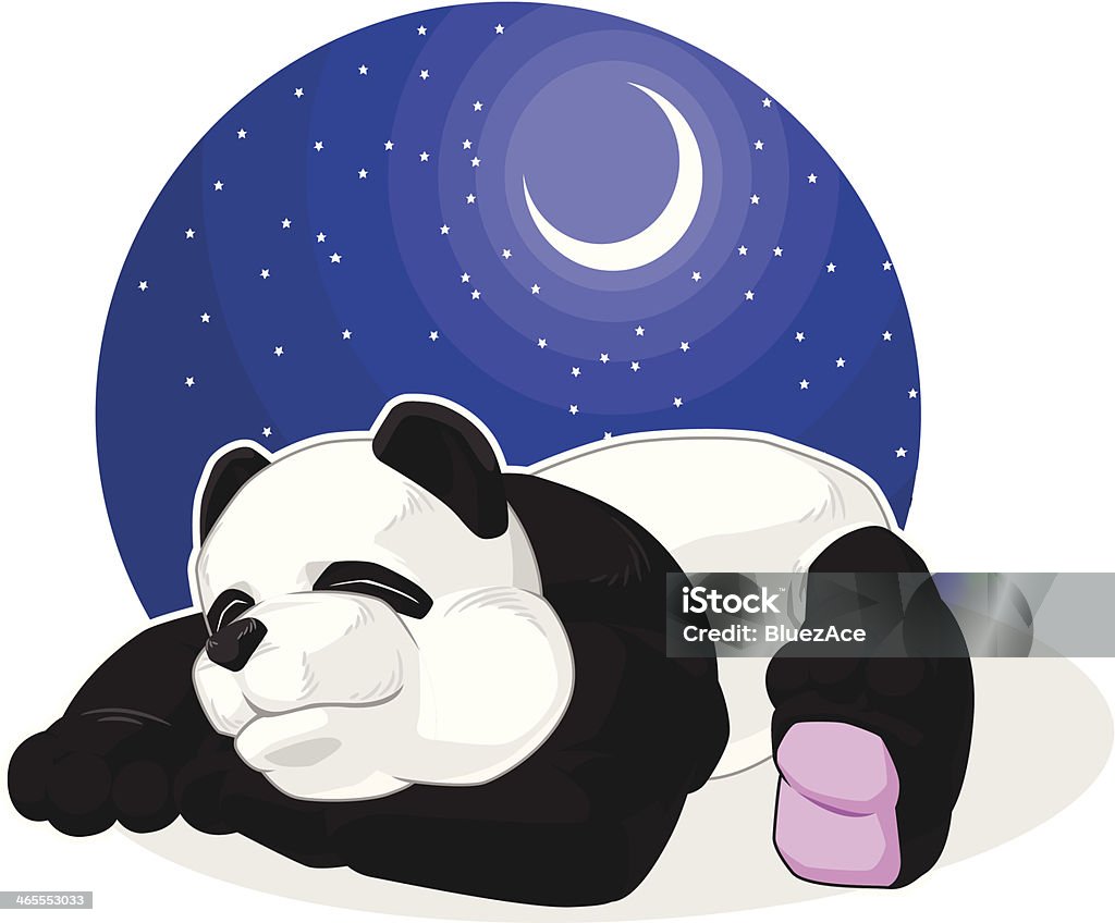 Panda snu - Grafika wektorowa royalty-free (Azja)