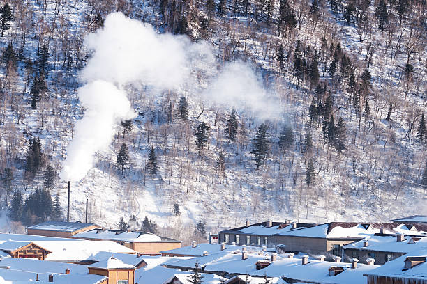 istock Village by the mountain 465555280