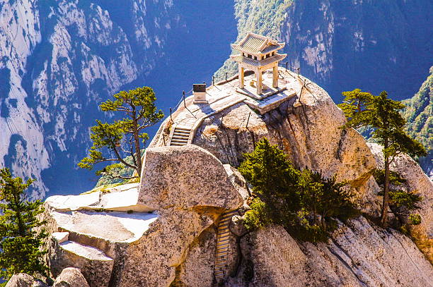 istock Huashan(Mountain Huashan)-Huashan chess pavilion 465555456
