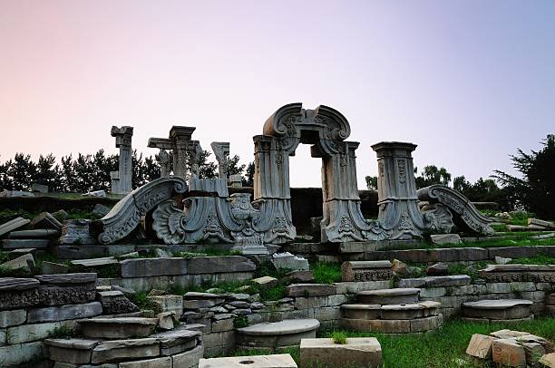 istock Sunset Beijing Yuanmingyuan 465556255