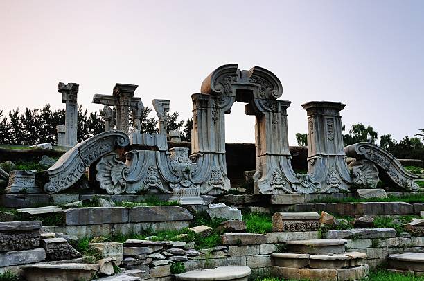 istock Sunset Beijing Yuanmingyuan 465556263