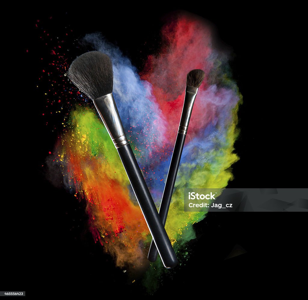 Magic brush - Lizenzfrei Asche Stock-Foto