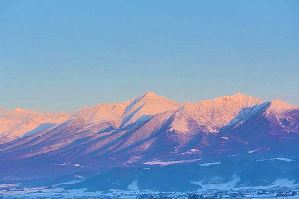 istock Sunset in Tokachi mountains 465556548