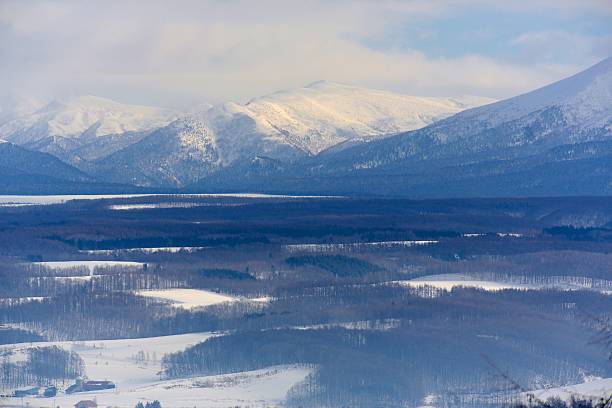 istock Tokachi summit and snow field 465556552