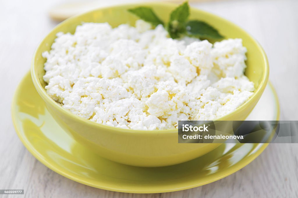 Fiocchi di formaggio - Foto stock royalty-free di Bianco