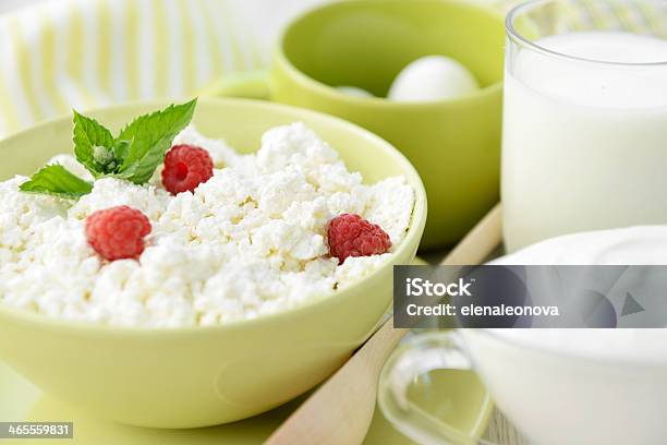 Productos Lácteos Foto de stock y más banco de imágenes de Alimento - Alimento, Bebida, Blanco - Color
