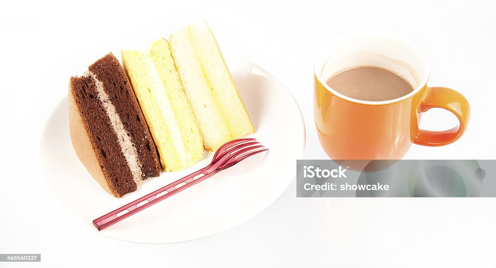 커피와 케이크를 - 로열티 프리 남자 스톡 사진