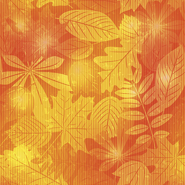 jasny jesień bezszwowe wzór - chestnut chestnut tree backgrounds seamless stock illustrations