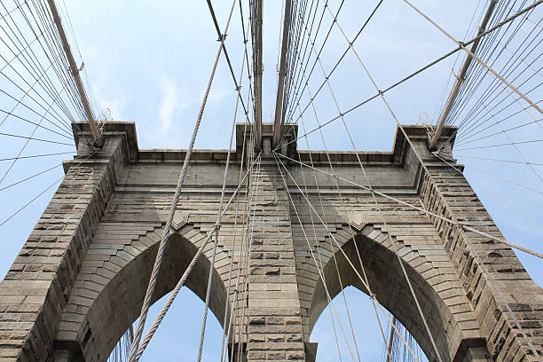 istock Looking Up at the Brooklyn Bridge 465562469