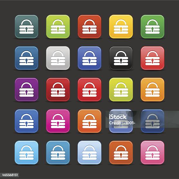 자물쇠 팻말 스쿱에 스퀘어 아이콘크기 웹 인터넷 갈색에 대한 스톡 벡터 아트 및 기타 이미지 - 갈색, 검은색, 공단